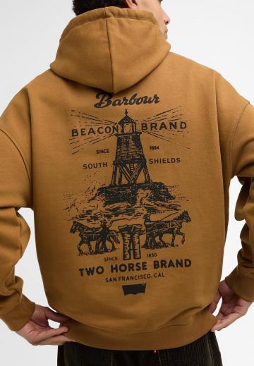 Пуловер с капюшоном