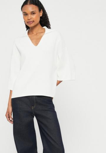 Пуловер с рукавом три четверти