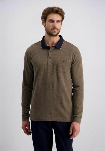 Поло с длинным рукавом