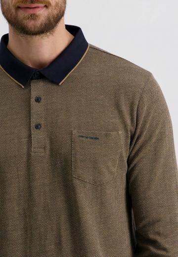 Поло с длинным рукавом