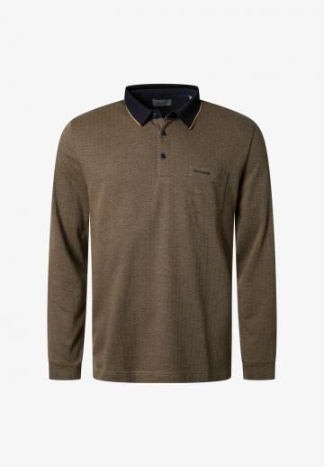 Поло с длинным рукавом