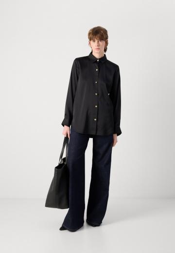 Атласная блузка