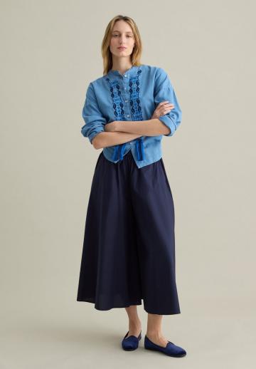 Джинсовая блузка