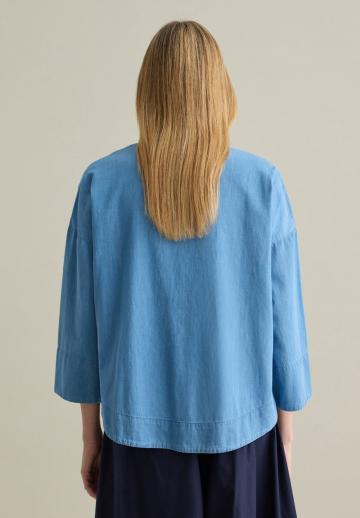 Джинсовая блузка