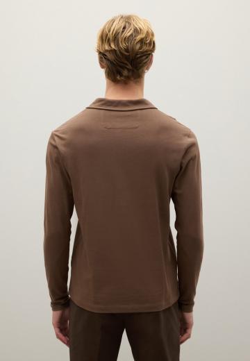 Поло с длинным рукавом