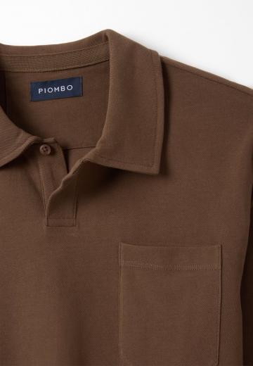 Поло с длинным рукавом