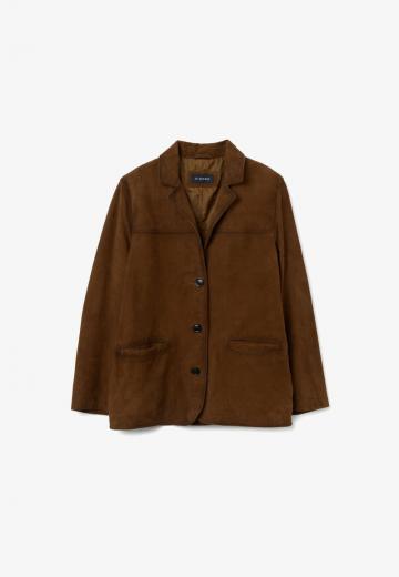 Кожаное пальто