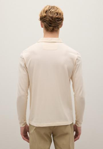 Поло с длинным рукавом