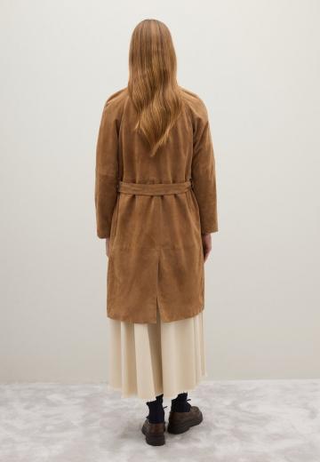 Кожаное пальто