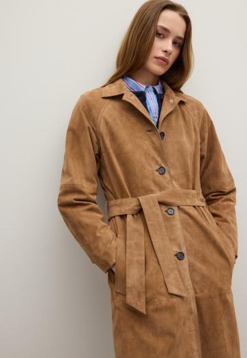 Кожаное пальто