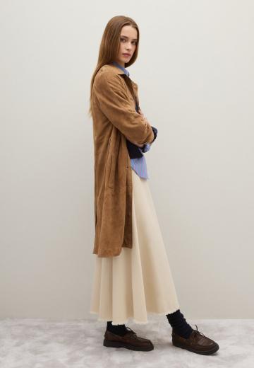 Кожаное пальто