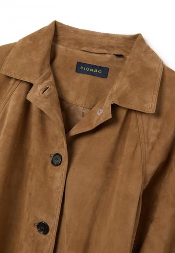 Кожаное пальто