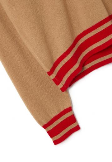 Пуловер в полоску