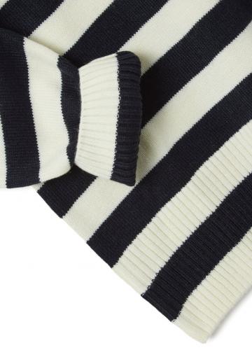 Пуловер в полоску