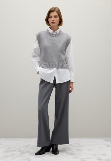 Пуловер без рукавов