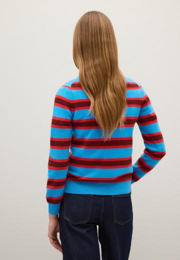 Пуловер в полоску