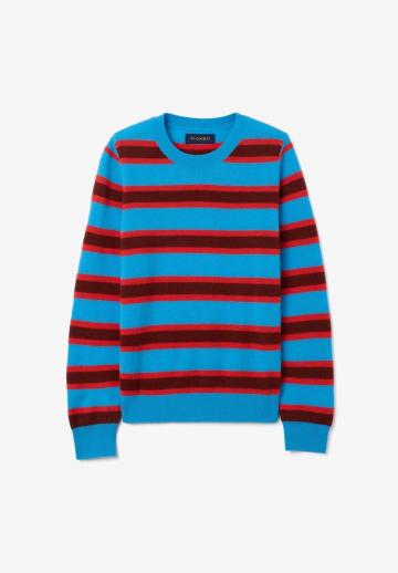 Пуловер в полоску