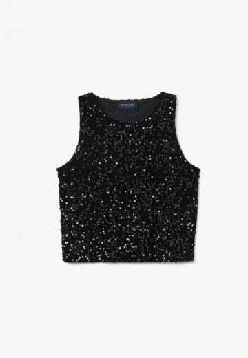 Блузка без рукавов