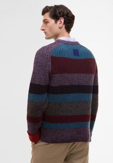 Пуловер в полоску