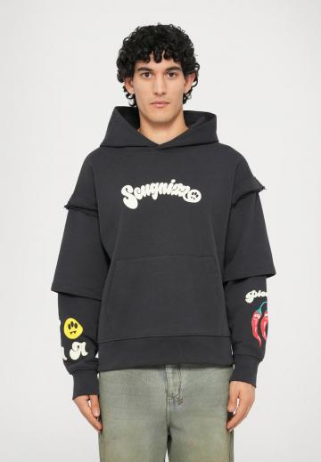 Пуловер с капюшоном