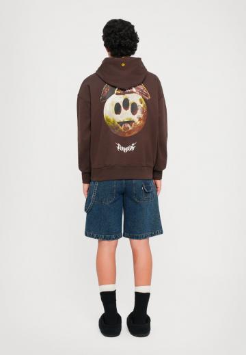 Пуловер с капюшоном