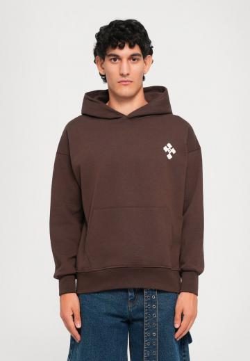 Пуловер с капюшоном