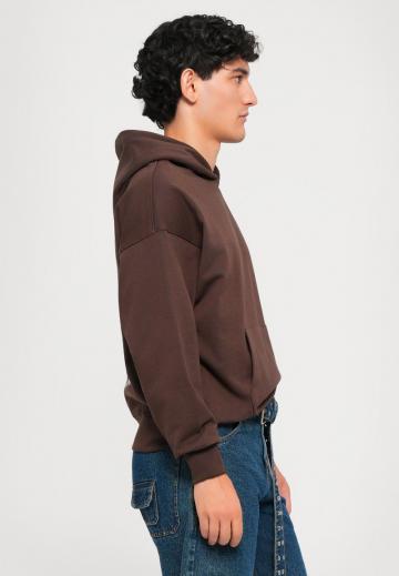 Пуловер с капюшоном