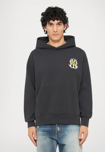 Пуловер с капюшоном