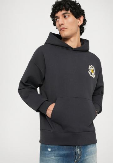 Пуловер с капюшоном