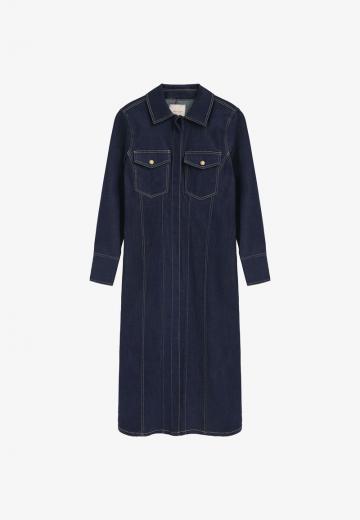 Джинсовое платье