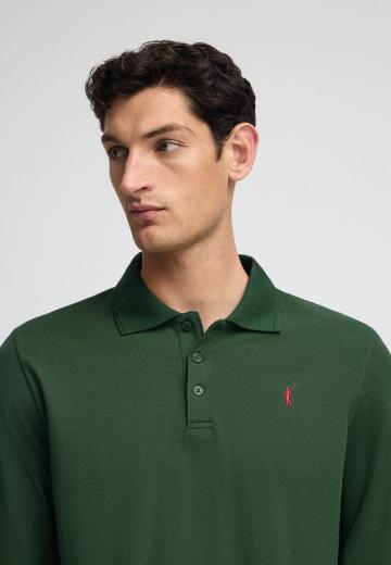 Поло с длинным рукавом