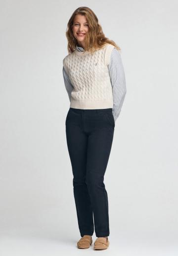 Пуловер без рукавов