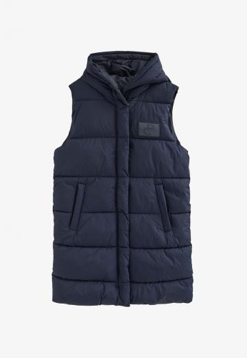 Длинный жилет