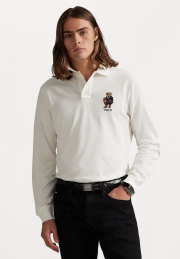 Поло с длинным рукавом
