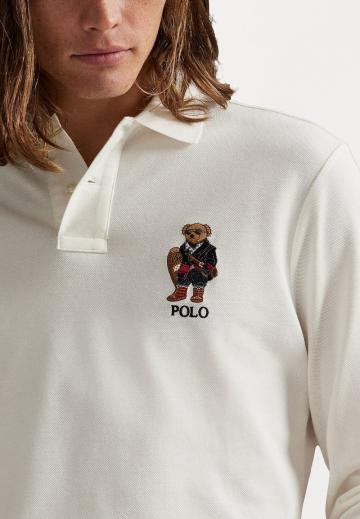 Поло с длинным рукавом