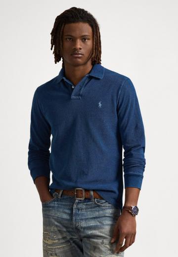 Поло с длинным рукавом