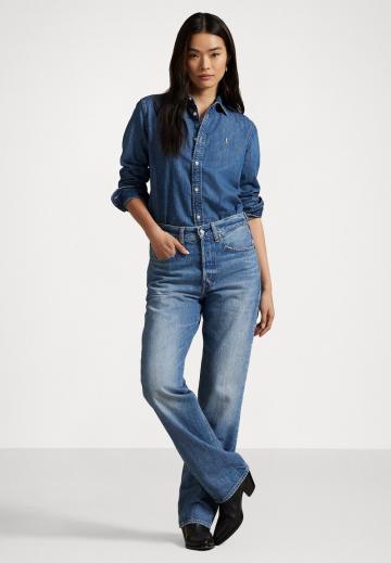 Джинсовая блузка
