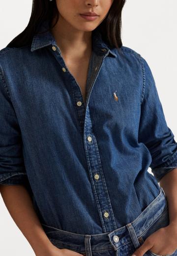 Джинсовая блузка