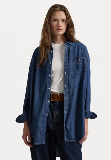 Джинсовая блузка