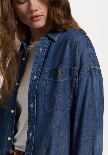 Джинсовая блузка