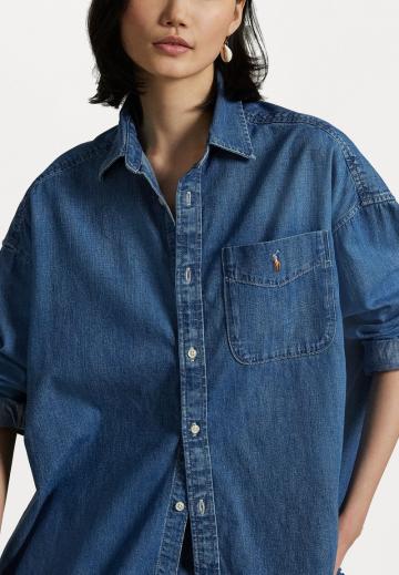 Джинсовая блузка