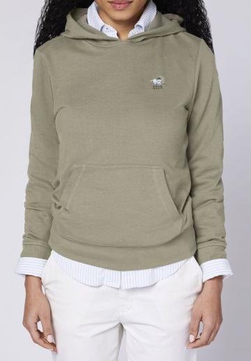 Пуловер с капюшоном