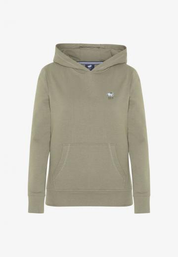 Пуловер с капюшоном