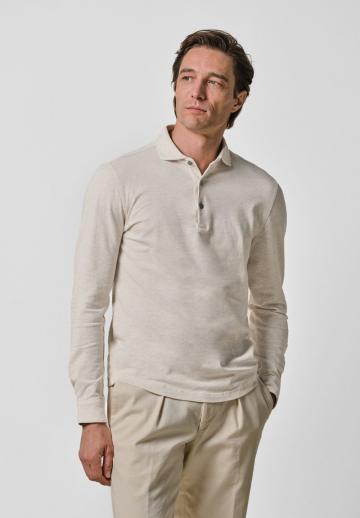 Поло с длинным рукавом