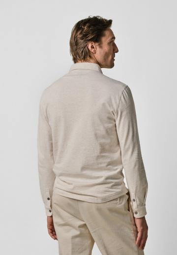 Поло с длинным рукавом