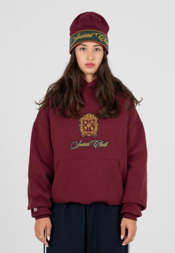 Пуловер с капюшоном