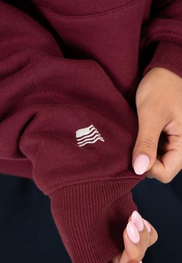 Пуловер с капюшоном