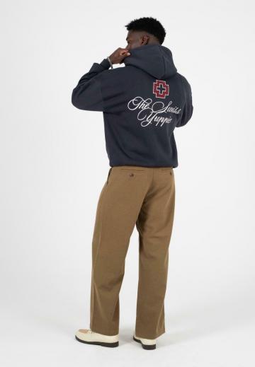 Пуловер с капюшоном