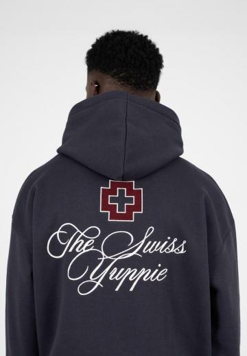 Пуловер с капюшоном