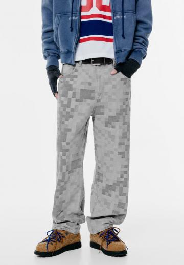 Прямые джинсы